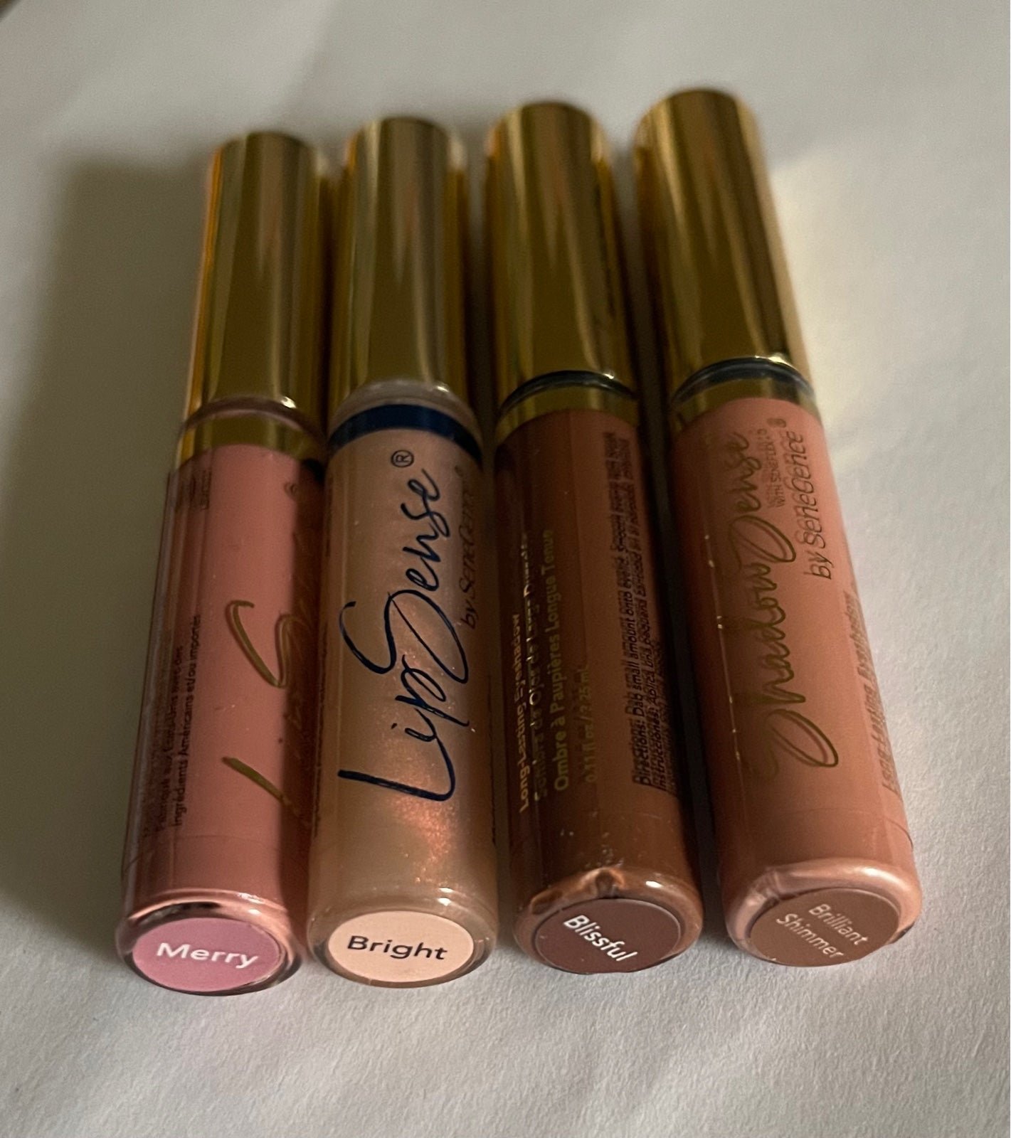 FREE SHIP! Merry and Bright LipSense, Gloss, 2 ShadowSense MINI Set