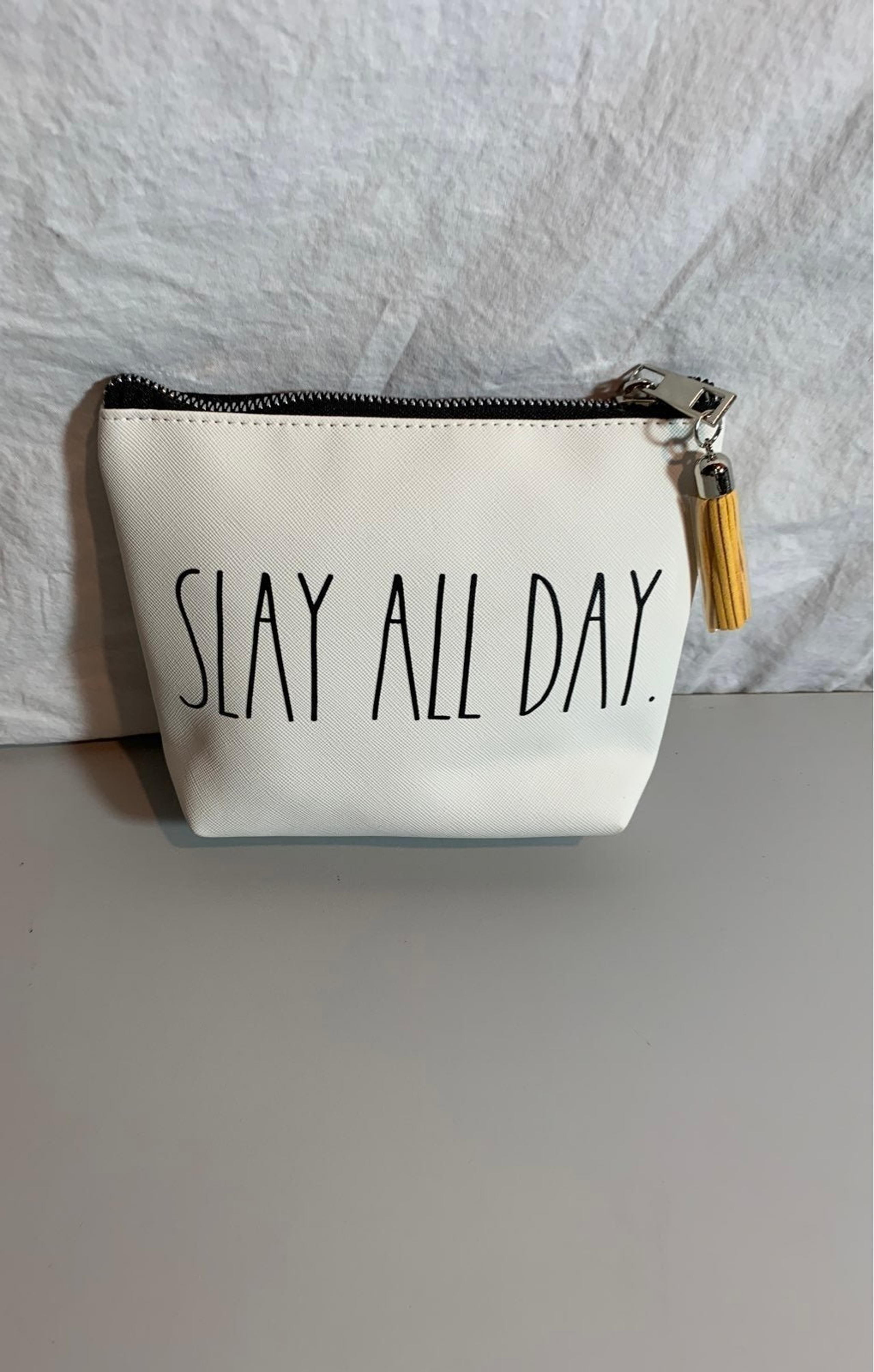 Rae Dunn SLAY ALL DAY cosmetic bag