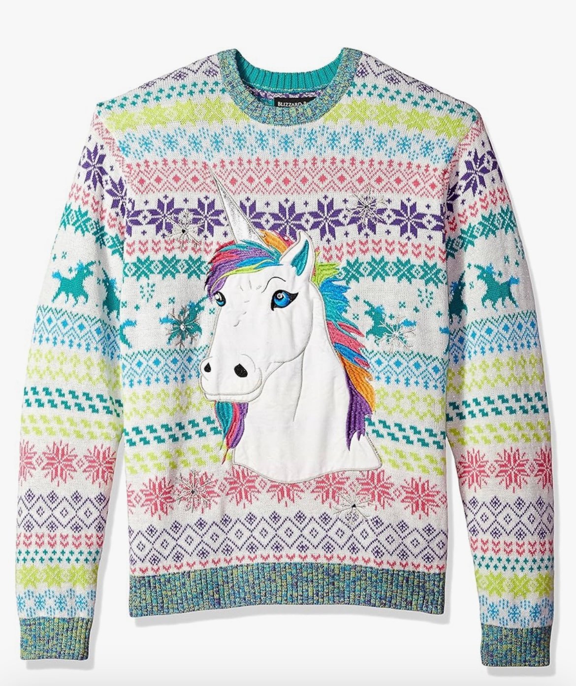 Blizzard Bay Unicorn Sweater size Large