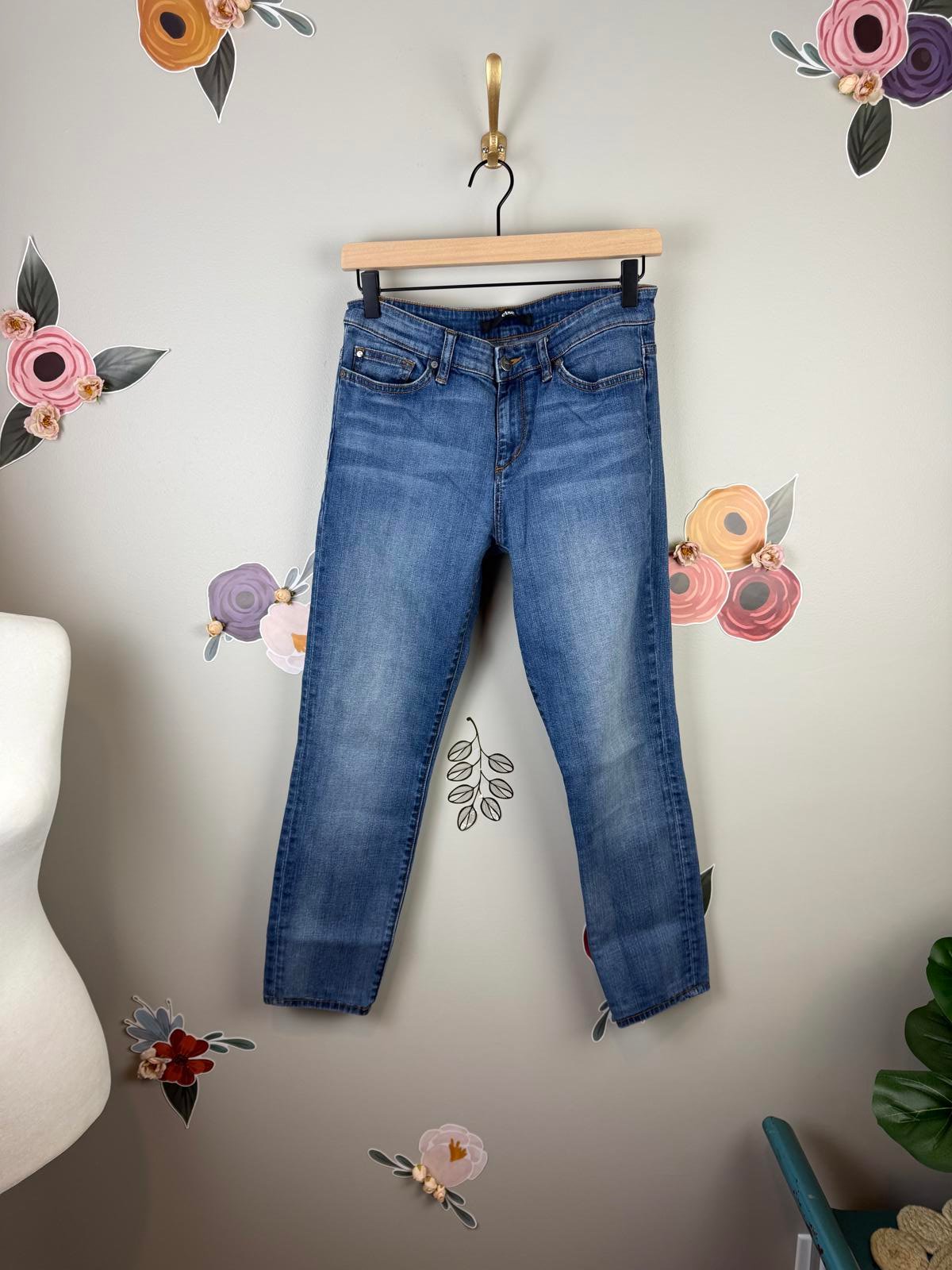 Else Skinny Cropped Denim Jeans - Size - 29