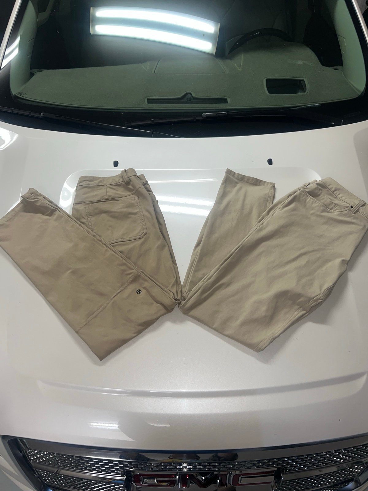 Pair of size 30 lululemon beige dress pants