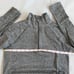 Athleta Women Seamless 1/4 Zip Pullover Top Heather Gray Ruched Running Small S