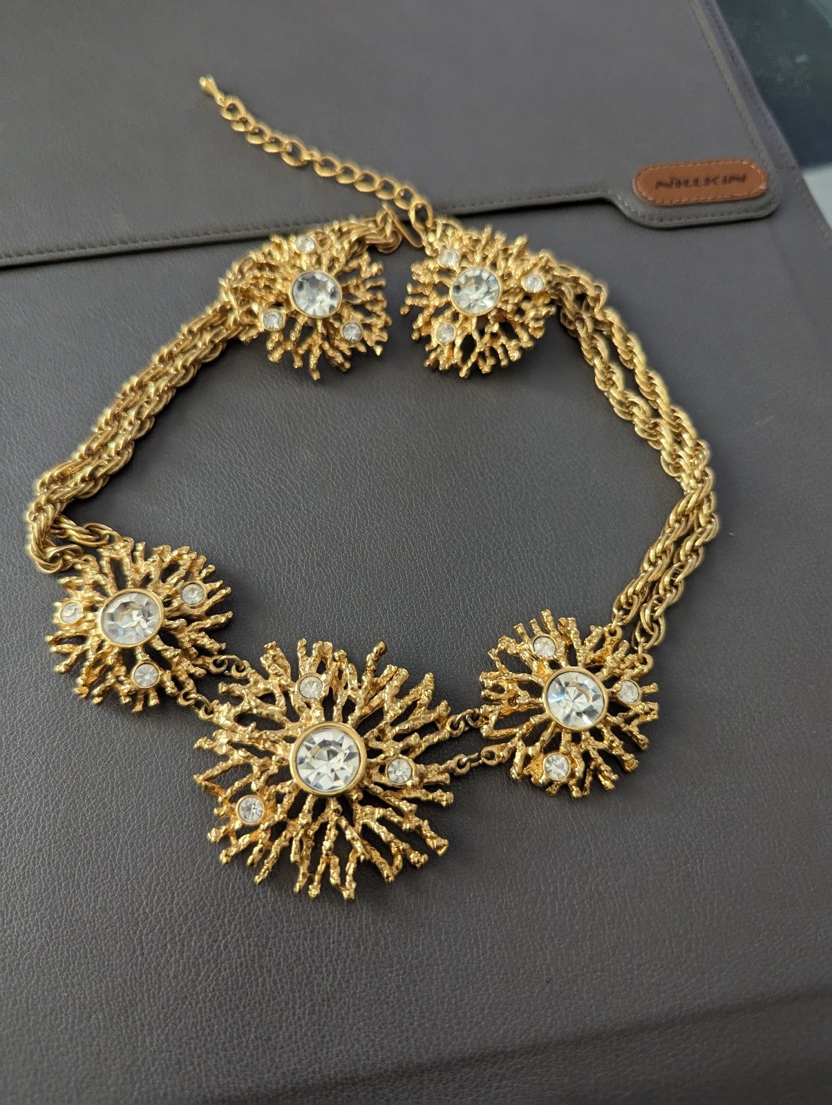 KJL necklace and earrings set