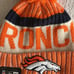New Era NFL Denver Broncos Beanie Hat with Pompom