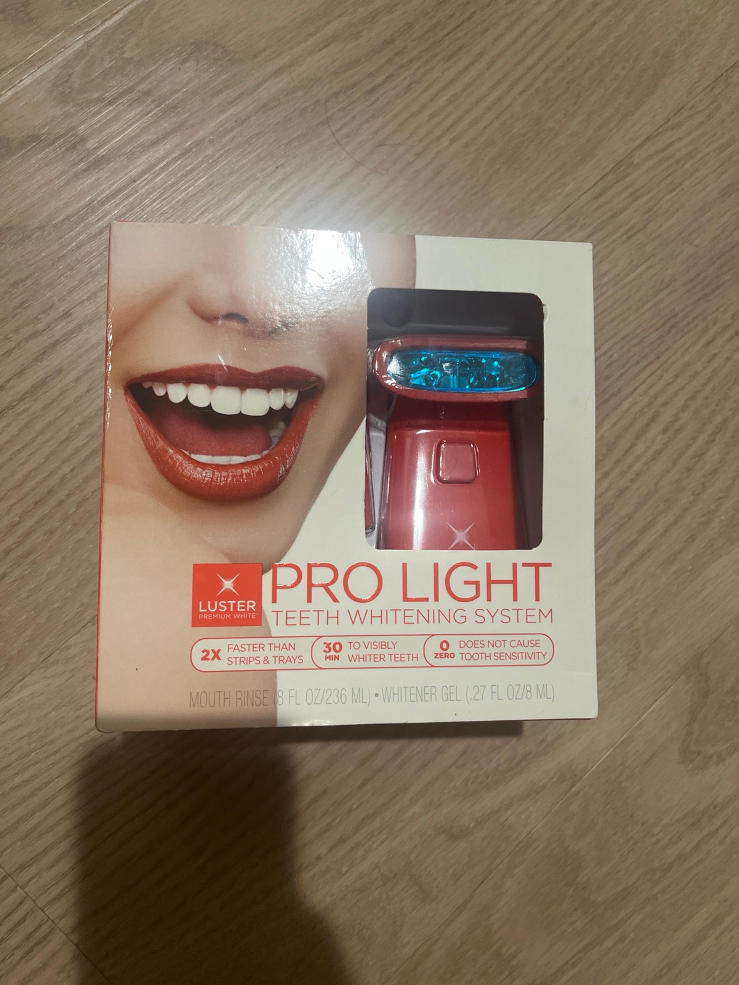 Luster teeth whitening set