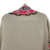 Fate Wrap Poncho Shawl Festival Boho Hippy Tan Pink Aztec Print Non Itch OS