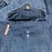BLUE BLUE Denim Shirt Padding Jacket Indigo Made in Japan HRM