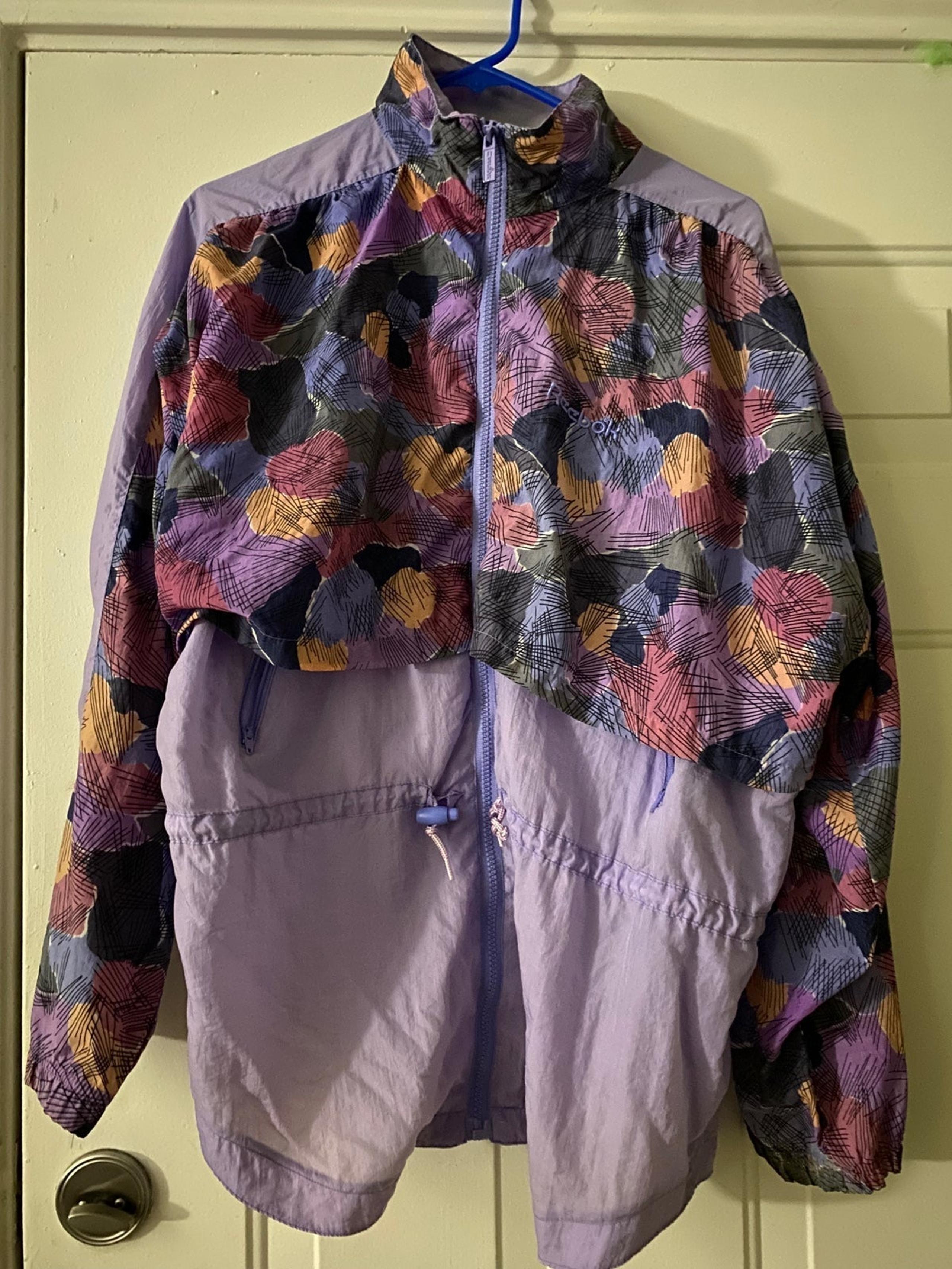 Vintage Reebok Purple Windbreaker
