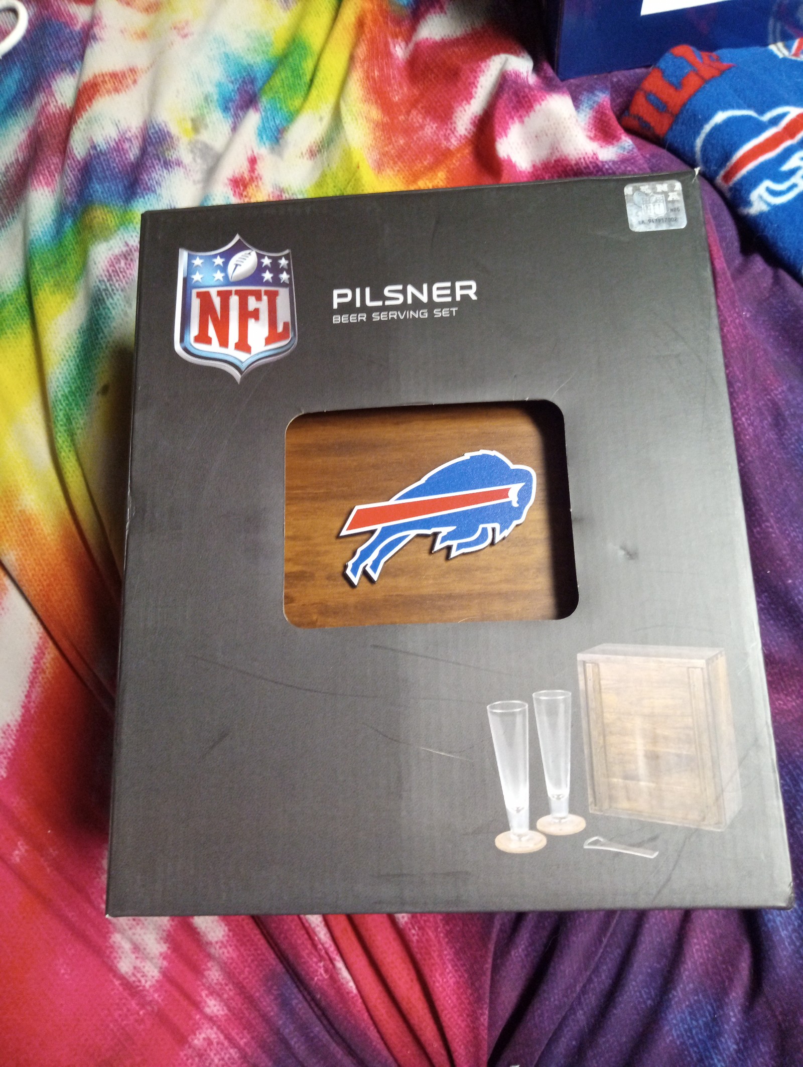 NFL Buffalo Bills Legacy Collectors Pilsner Set/Beer Serving Set