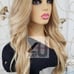 Blonde brown baylage lacefront wig