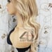 Blonde brown baylage lacefront wig