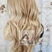 Blonde brown baylage lacefront wig