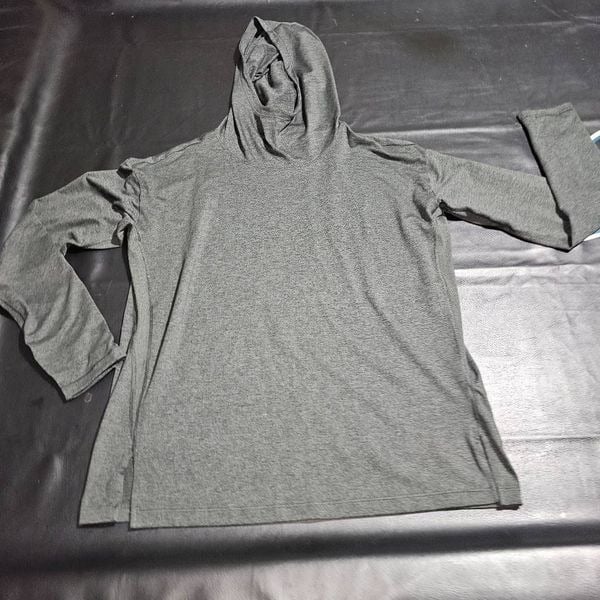 Athleta Womens Heathered Hunter Green Uptempo Hoodie Sweatshirt Medium