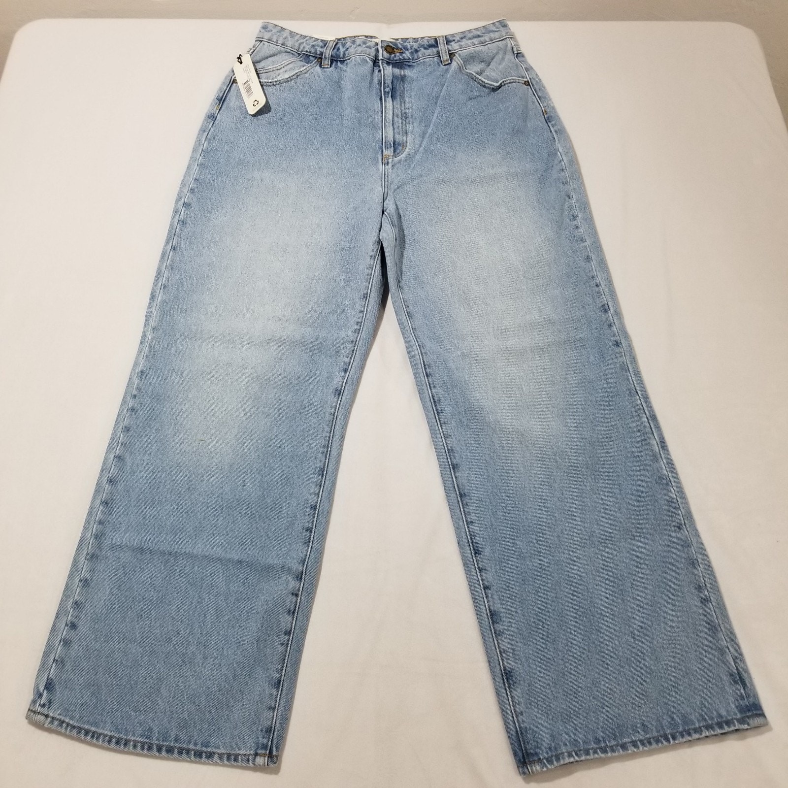 Rolla's Jeans Size 32 Heidi Ankle High Rise Relaxed Straight Loose Old Stone NWT