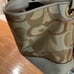Coach Signature Optic leather C handbag