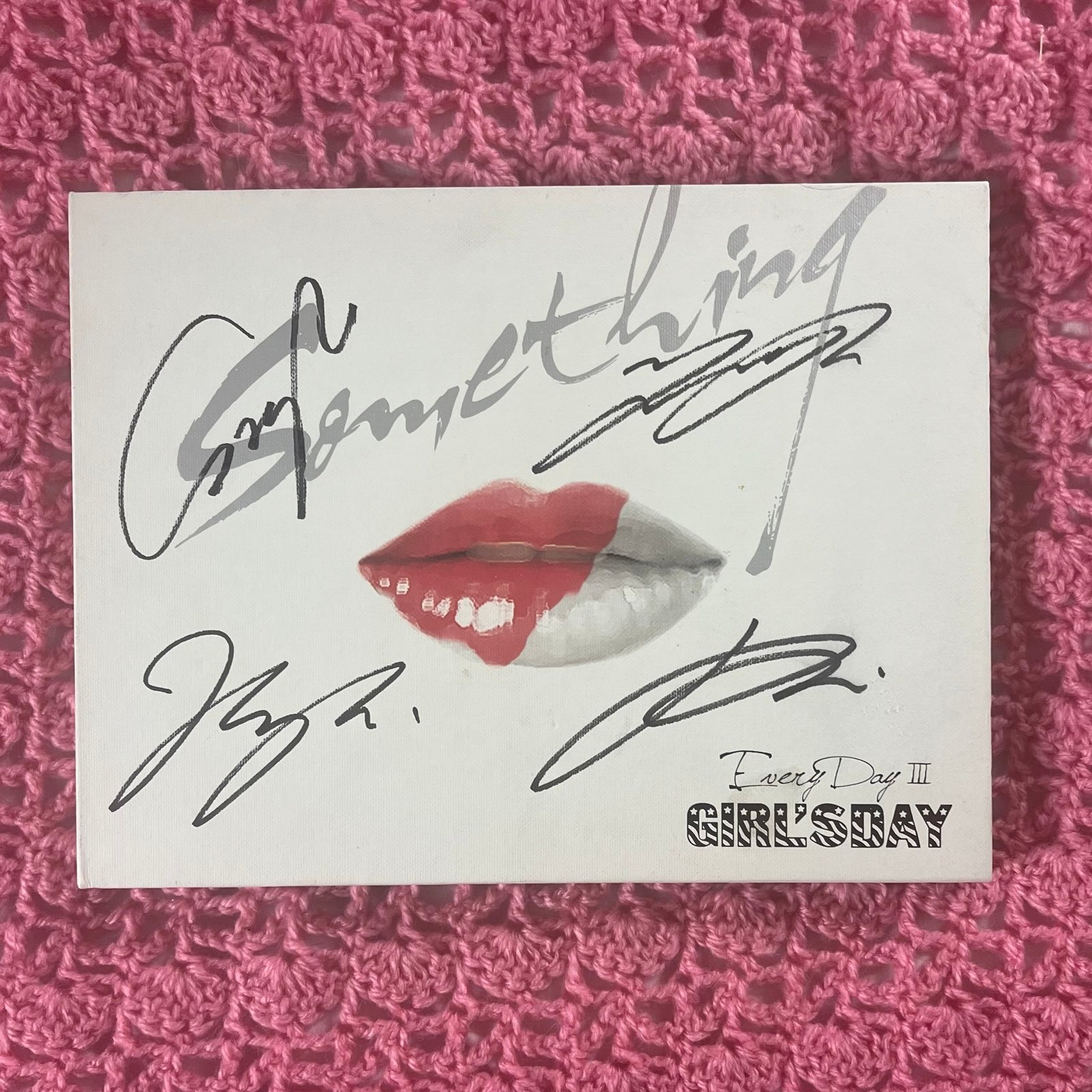 Girls Day Something Signed Album