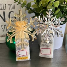 Two Slatkin & Co Bath and body works snowflake plug-in