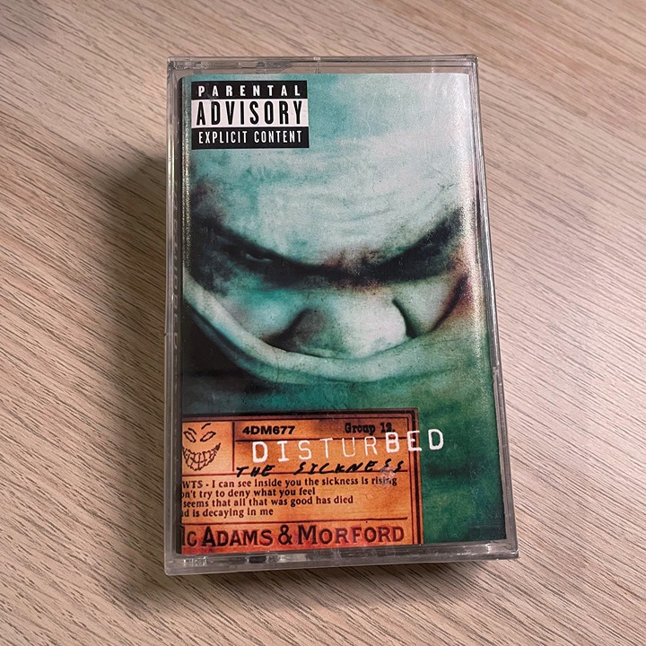 DISTURBED - The Sickness Cassette Tape 2000 NEW SEALED SUPER RARE !