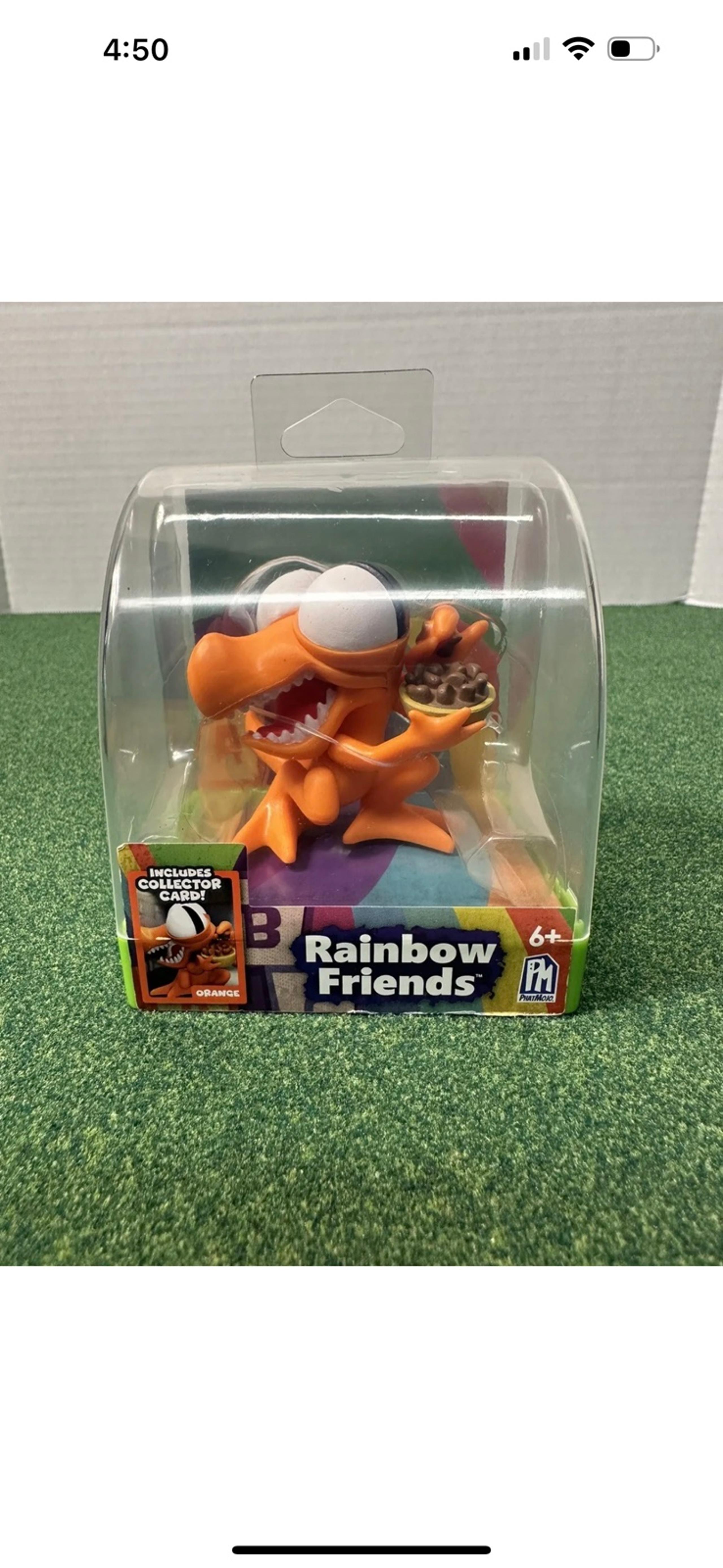 Official Rainbow Friends Orange Mini Figure Roblox w/ Card • New in Box