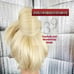 mutipart Blonde lace human hair wig