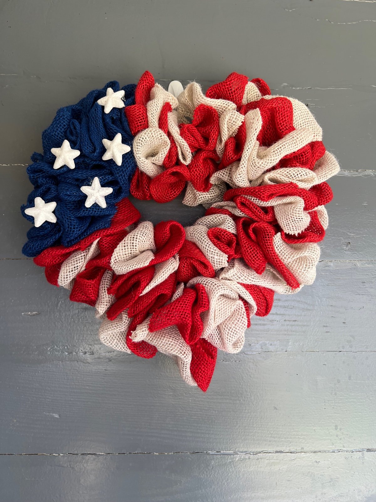 Patriotic Heart Wreath