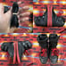 Supra TK Society Terry Kennedy Pro Model Black Perf Leather Men’s Size 11 Red
