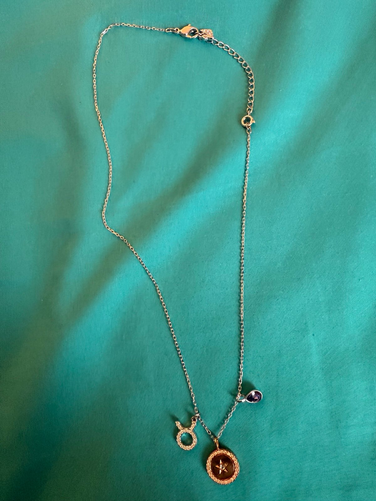 Swarovski Crystal Zodiac Scorpio Pendant Necklace-preowned
