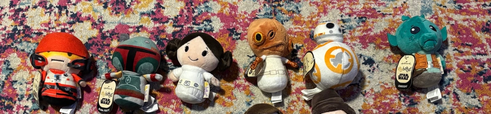 Original Star Wars Hallmark IttyBittys Lot