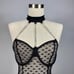 Black Heart See Through Bodysuit