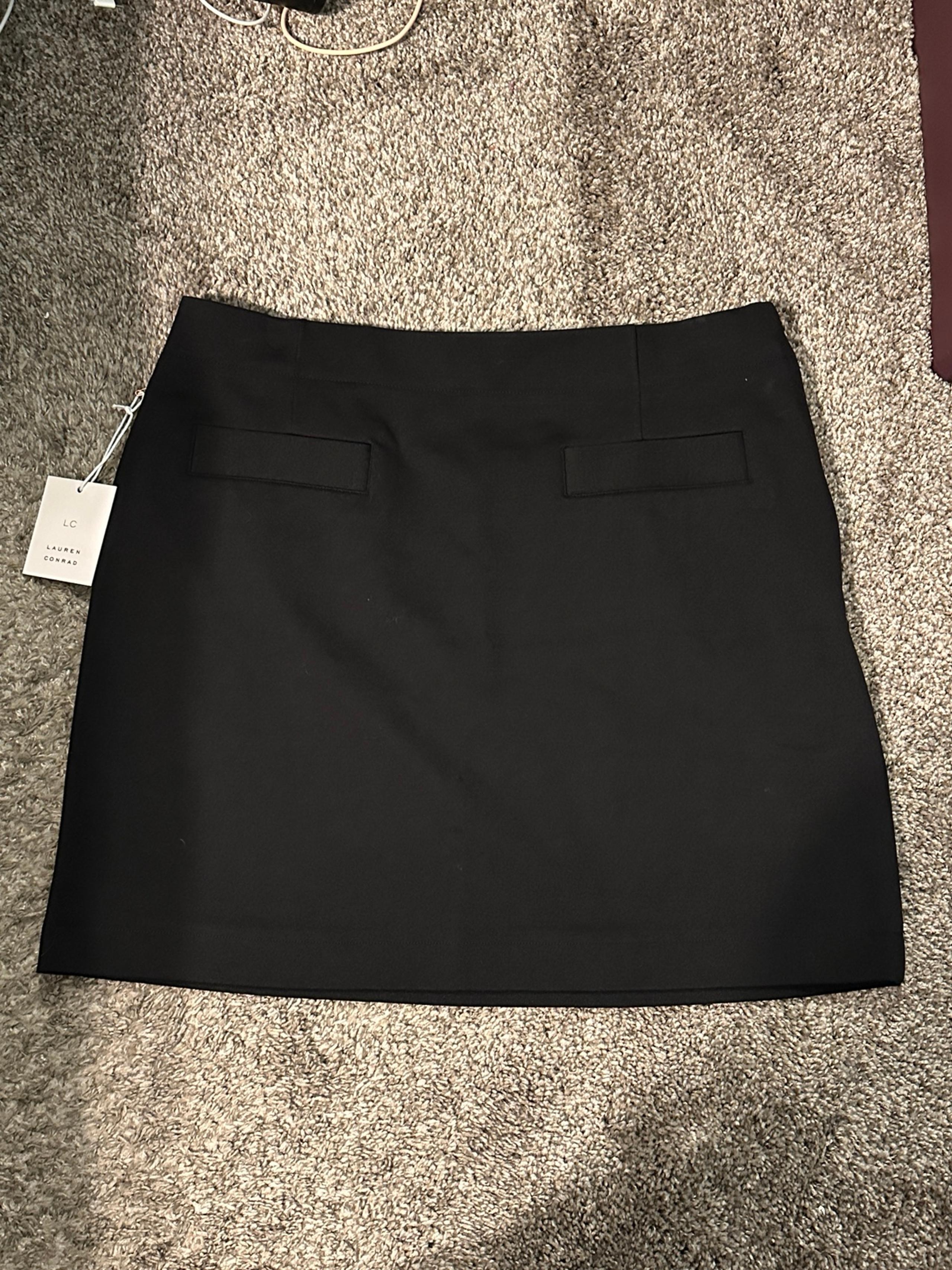 LC little black skirt