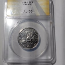 1981 2FR , France coin