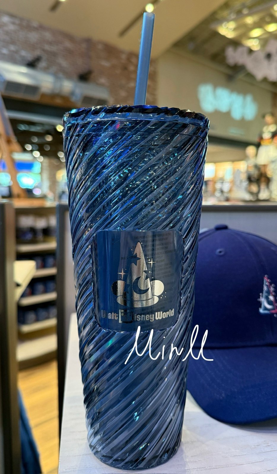 【Starbucks】Walt Disney World Fantasia Sorcerer Mickey Tumbler with Straw