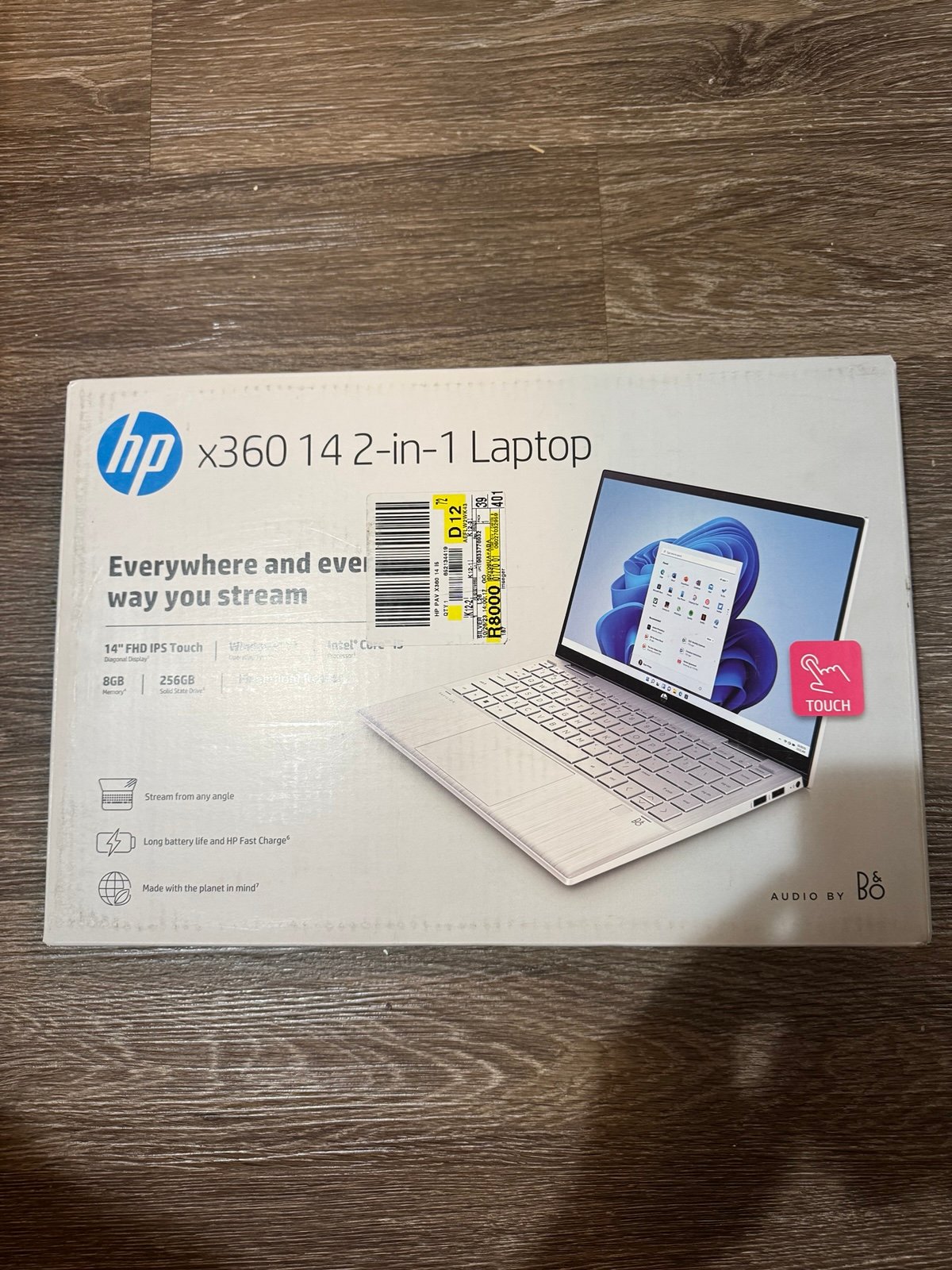 HP Pavilion x360 14 Touchscreen Convertible Laptop i5-1235U 8GB 256GB SSD Win11