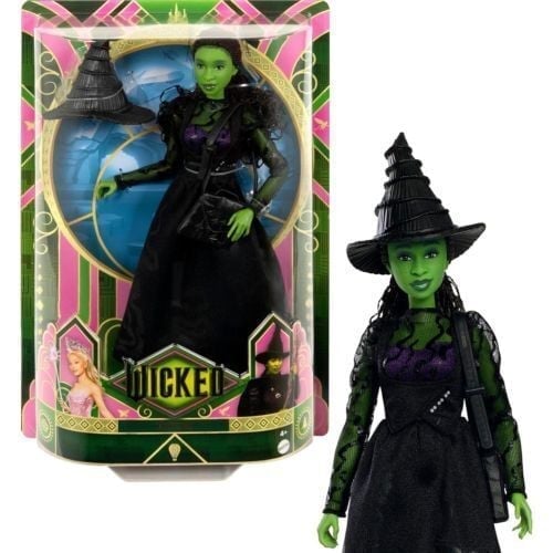 Mattel Universal Wicked Elphaba Fashion Doll with URL Misprint -Collectable -FS