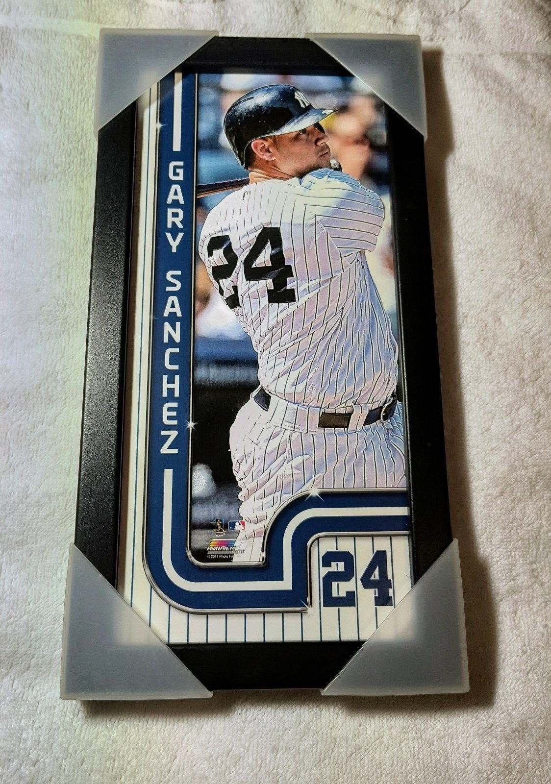 FORMER BASEBALL PLAYER for the YANKEES GARY SANCHEZ #24 WALL PLAQUE
