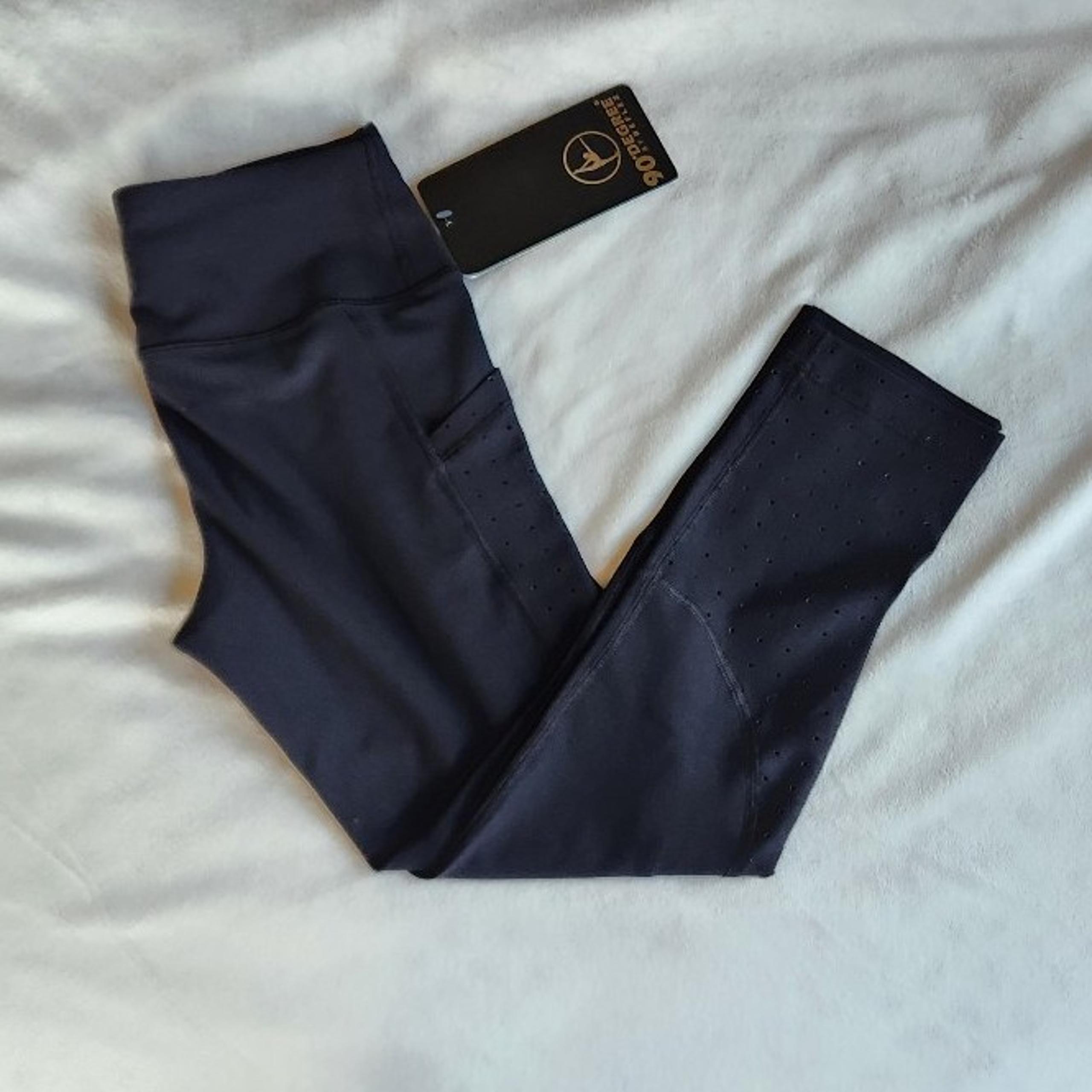 90 Degrees by Reflex Black Capris