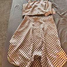 NWT polka dot set