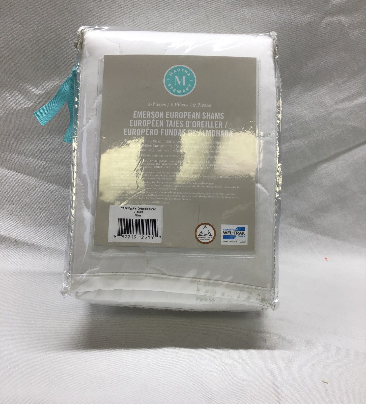 martha stewart 2 piece sham set