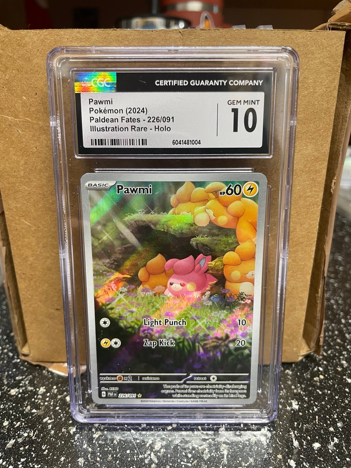 Pawmi Pokemon Paldean Fates 226/091