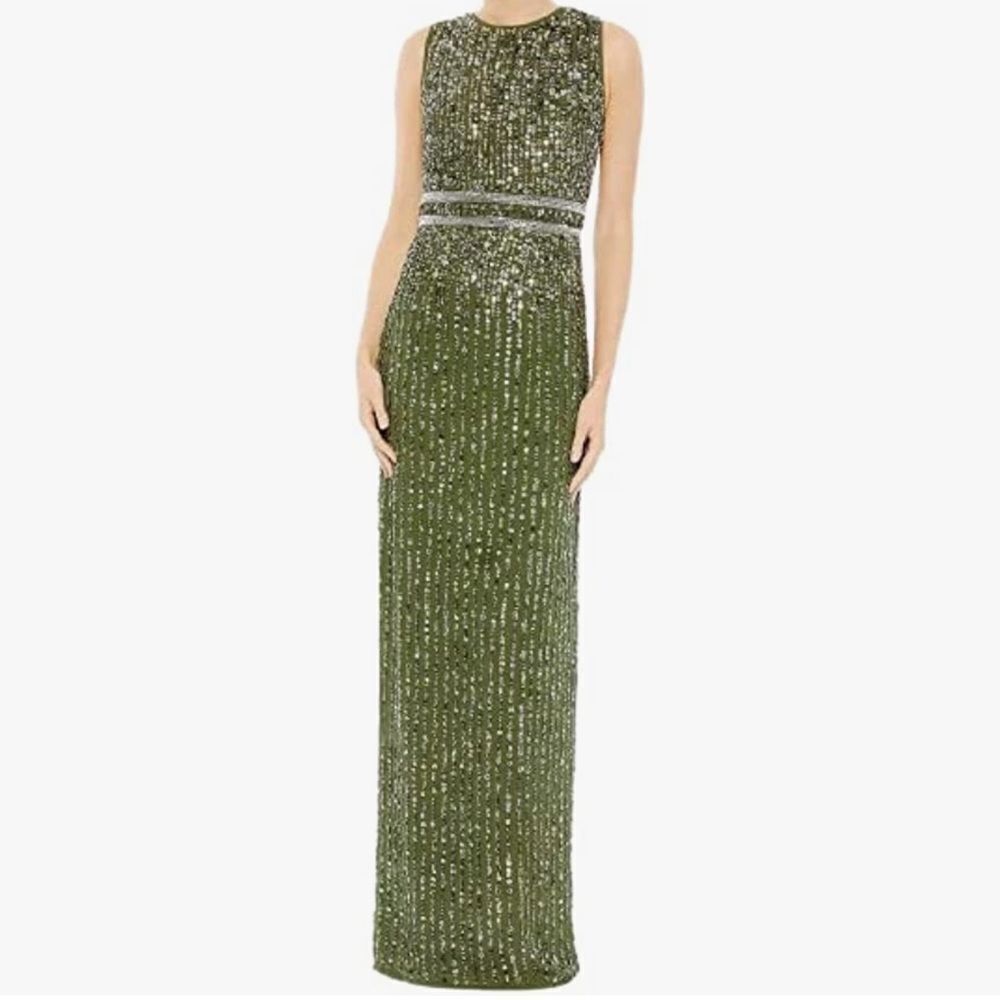 Mac Duggal 93603 Metallic Dress for Evening - Classy Formal Dress