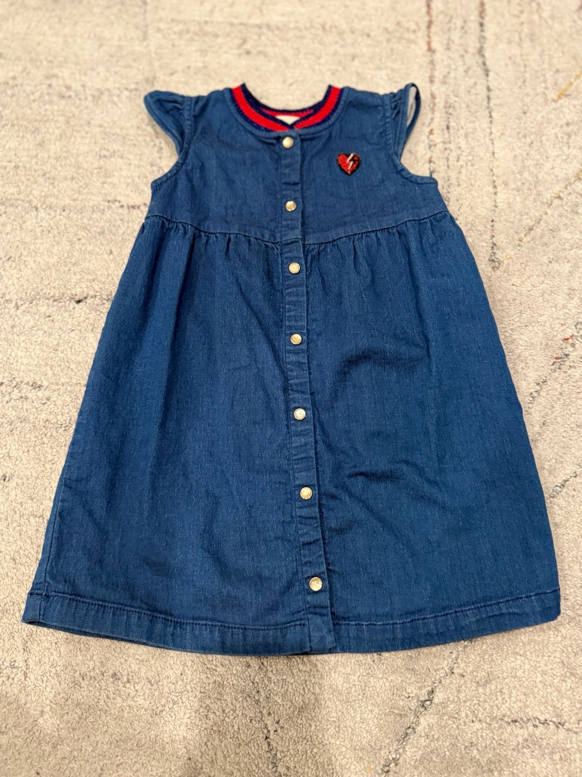 Authentic Gucci Denim Stretch Dress 24 months 2T