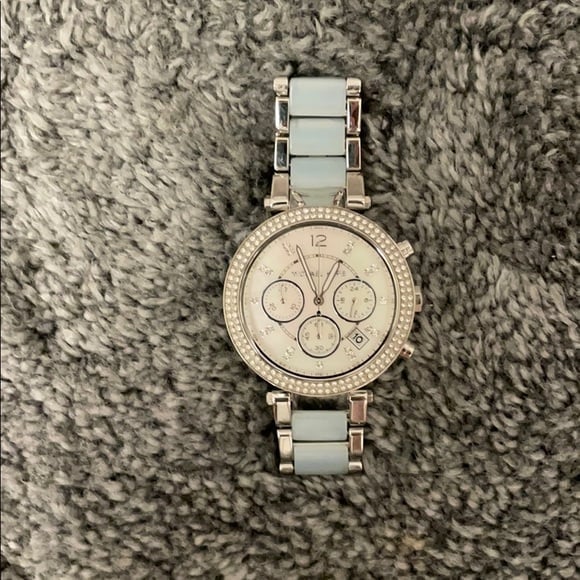 michael kors watch pearl face
