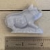 Blue Lace Agate Pig Carving Gemstone Hog Carved Gem Stone Chinese Zodiac Animal