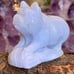Blue Lace Agate Pig Carving Gemstone Hog Carved Gem Stone Chinese Zodiac Animal