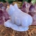 Blue Lace Agate Pig Carving Gemstone Hog Carved Gem Stone Chinese Zodiac Animal