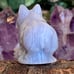 Blue Lace Agate Pig Carving Gemstone Hog Carved Gem Stone Chinese Zodiac Animal
