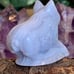 Blue Lace Agate Pig Carving Gemstone Hog Carved Gem Stone Chinese Zodiac Animal