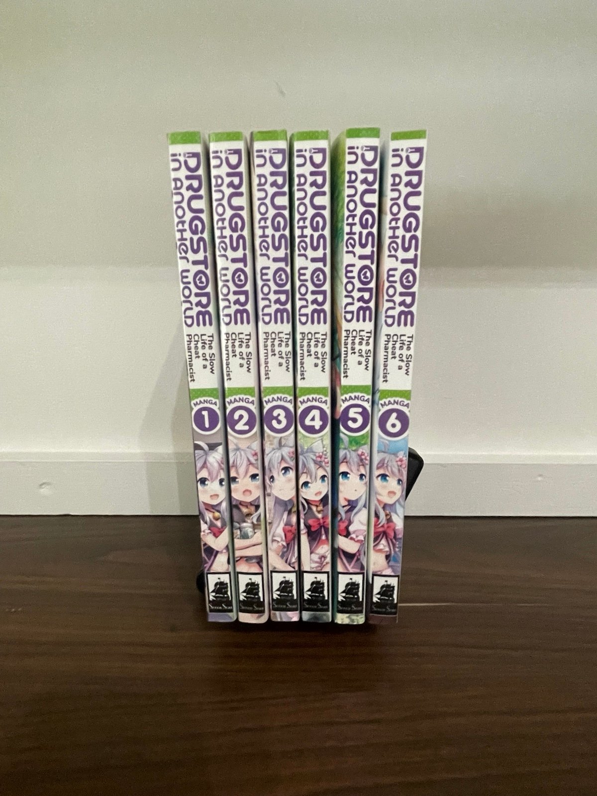 Drugstore in another world manga volumes 1-6 in excellent condition