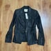 L'AGENCE Black Leather Blazer Jacket Sz 4 Brand New With Tags