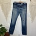 Ag Adriano Goldschmied Distressed Blue Slim Straight Jeans size 31